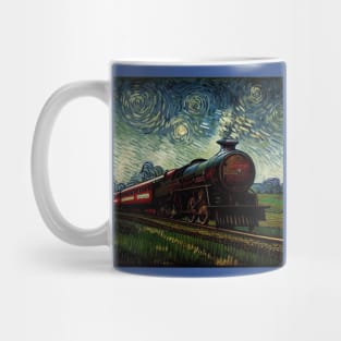 Starry Night Wizarding Express Train Mug